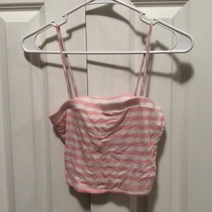 cropped top with straps